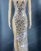 Shining Mirrors Rhinestones Gown