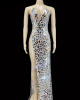 Shining Mirrors Rhinestones Gown