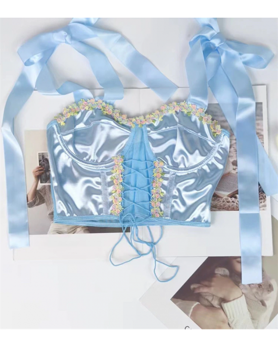 Rapunzel Corset Crop Top Rapunzel Corset Crop Top