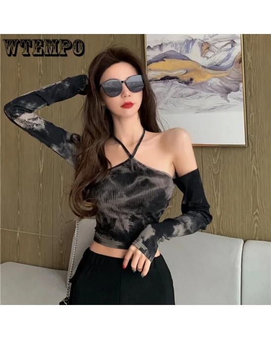 Off Shoulder Halter Short Top Off Shoulder Halter Short Top