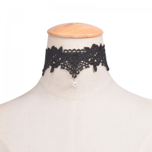 Lace Pearl Choker