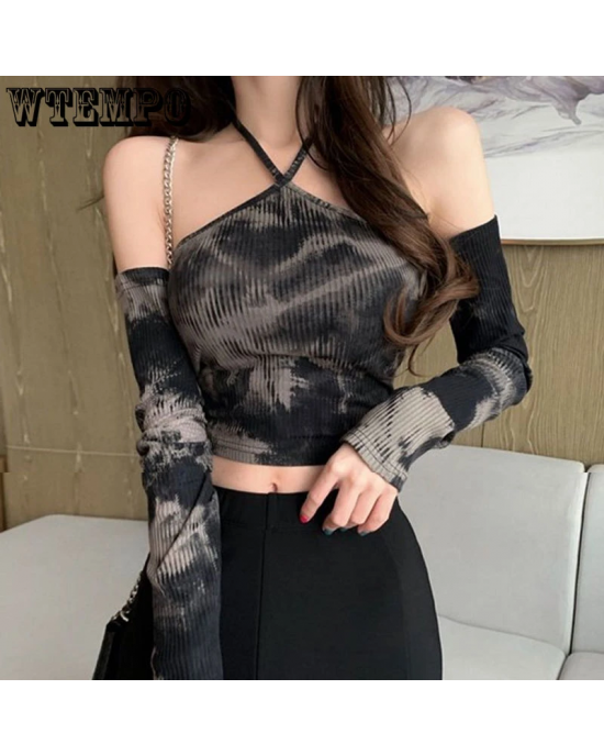 Off Shoulder Halter Short Top Off Shoulder Halter Short Top