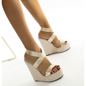 Peep Toe Wedges Platform Heels Peep Toe Wedges Platform Heels