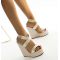 Peep Toe Wedges Platform Heels Peep Toe Wedges Platform Heels