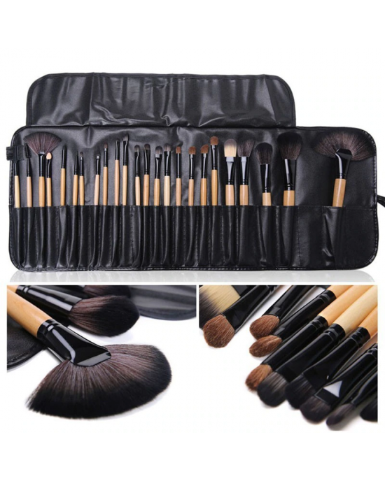 Gift Bag Of 24 pcs Professional Cosmetics Makeup Brush Set