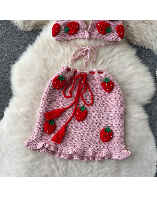 Strawberry Shortcake Halter Skirt Set Strawberry Shortcake Halter Skirt Set