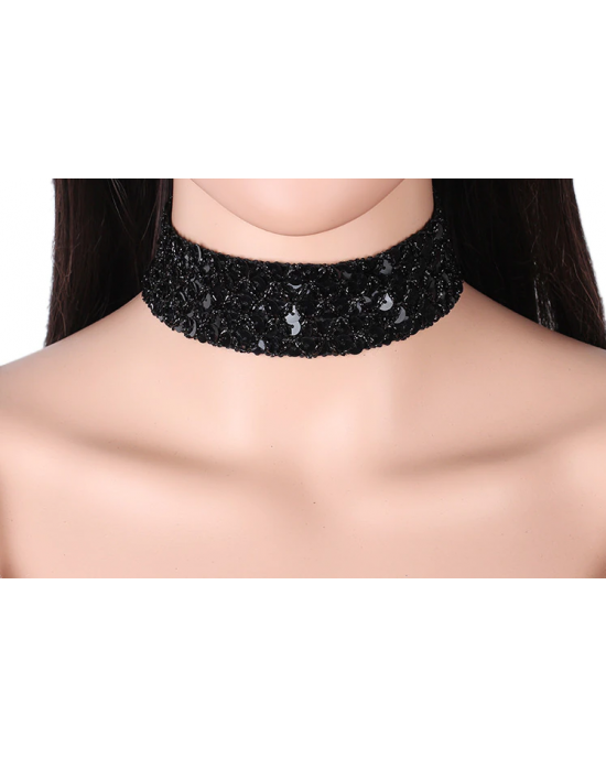 Velvet Sequin Choker Velvet Sequin Choker
