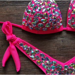 Barbie Influence Rhinestone Thong Bikini  Barbie Influence Rhinestone Thong Bikini