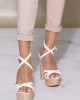 DDK From the Top Braided Platform Heels DDK From the Top Braided Platform Heels