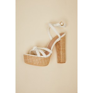 DDK From the Top Braided Platform Heels