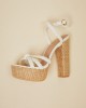 DDK From the Top Braided Platform Heels DDK From the Top Braided Platform Heels