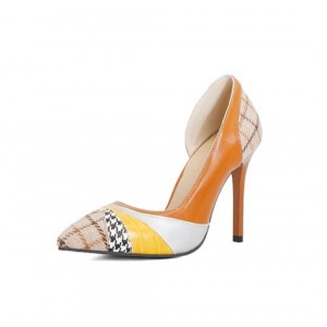 Women's Fifth Design Stiletto Pointed Toe High Heels