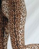 Leopard Print Flare Leg Pants
