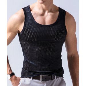 Men's Mesh Sleeveless Activewear Tank Men's Mesh Sleeveless Activewear Tank