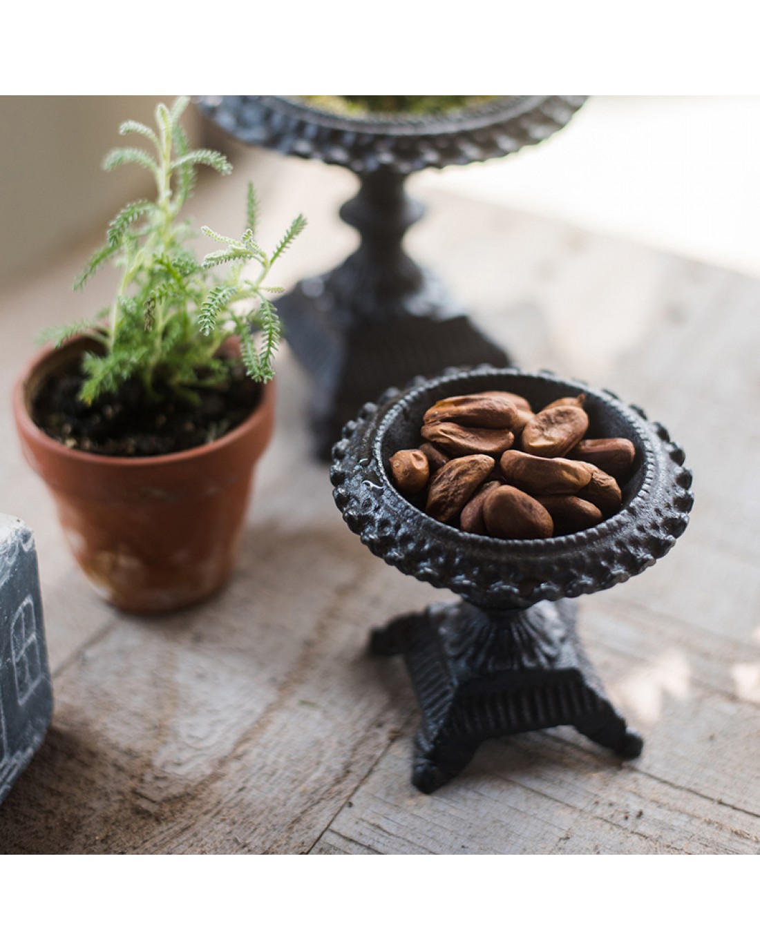 Retro Cast Iron Candle Holder Rack Antique Candlestick Photography