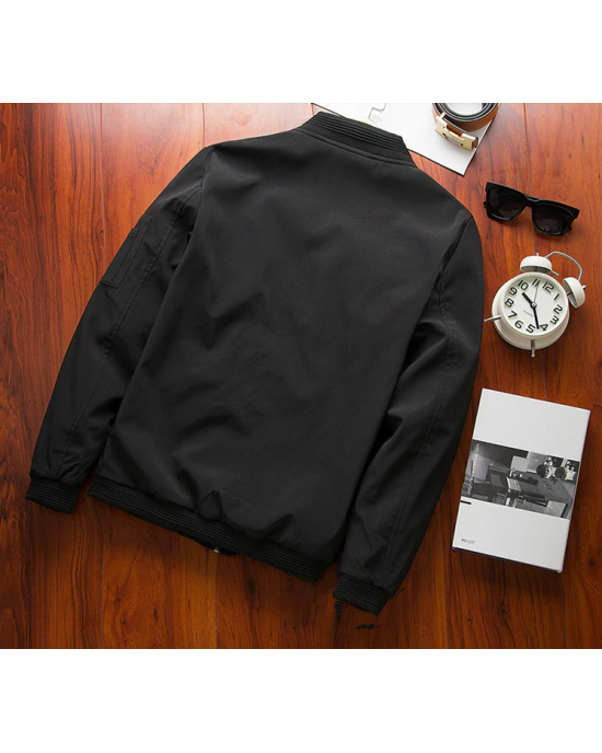 Men's Bomber Zipper Jacket