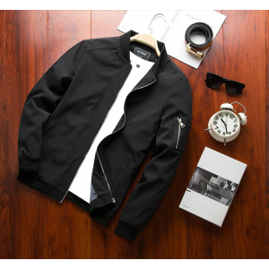 Men's Bomber Zipper Jacket