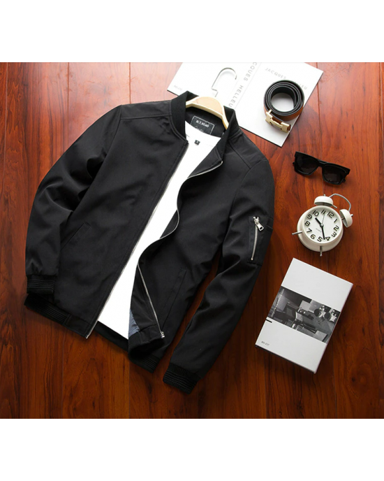 Men's Bomber Zipper Jacket