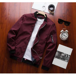 Men's Bomber Zipper Jacket