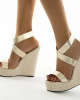 Peep Toe Wedges Platform Heels Peep Toe Wedges Platform Heels
