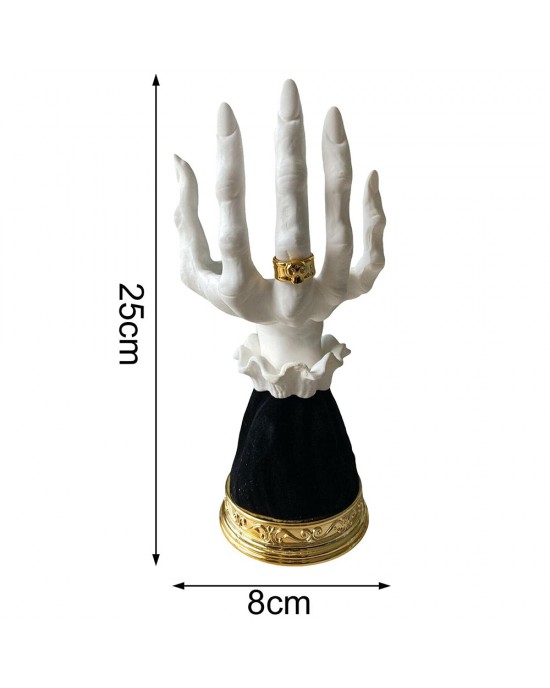 Witch Hand Single Wick Candle Holder For Home Holiday Decor Halloween All Year Round 