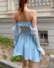 Romantic Powder Blue Fairy Corset Dress