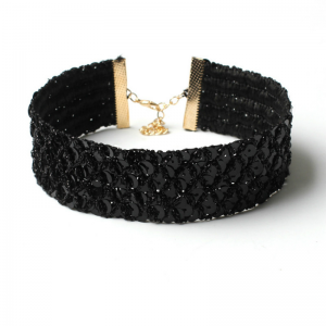 Velvet Sequin Choker
