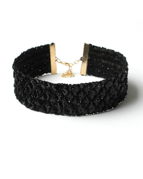 Velvet Sequin Choker Velvet Sequin Choker