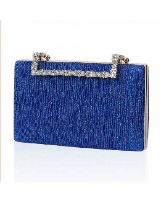 Pleated Sling Clutch Evening Purse
