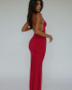 Backless Strappy Maxi Dress