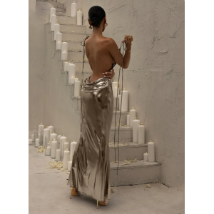 Metalic Futuristic Gown Metalic Futuristic Gown