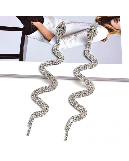 Snake Rhinestone Earrings Snake Rhinestone Earrings