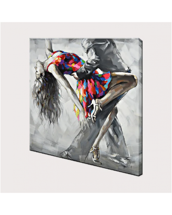 Tango Dancing Oil Painting Canvas (No Frame)