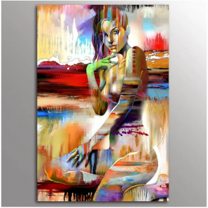Dripping In The Colors Of The Wind Modern Abstract Canvas (No Frame) Dripping In The Colors Of The Wind Modern Abstract Canvas (No Frame)