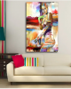Dripping In The Colors Of The Wind Modern Abstract Canvas (No Frame)