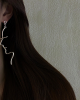 Retro Abstract Art Outline Face Earrings  Retro Abstract Art Outline Face Earrings