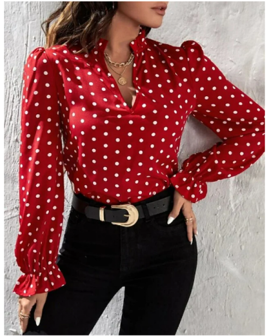 Polka dot puff sleeve blouse Polka dot puff sleeve blouse
