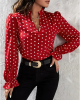 Polka dot puff sleeve blouse Polka dot puff sleeve blouse