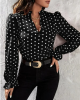 Polka dot puff sleeve blouse Polka dot puff sleeve blouse