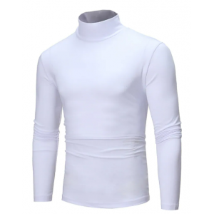 Men's Solid Color Turtleneck Men's Solid Color Turtleneck