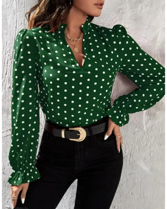 Polka dot puff sleeve blouse Polka dot puff sleeve blouse