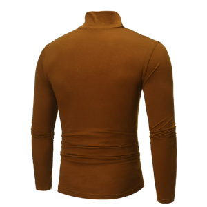 Men's Solid Color Turtleneck Men's Solid Color Turtleneck