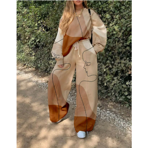 Miami Wynwood Abstract Graffiti Sweatshirt And Sweatpants Set Miami Wynwood Abstract Graffiti Sweatshirt And Sweatpants Set