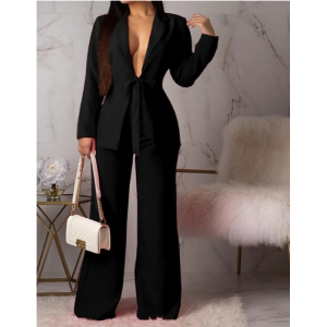 Deep V Neck All Suited Up Set Deep V Neck All Suited Up Set