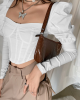 Romantic Puff Sleeve Corset Crop Top Romantic Puff Sleeve Corset Crop Top
