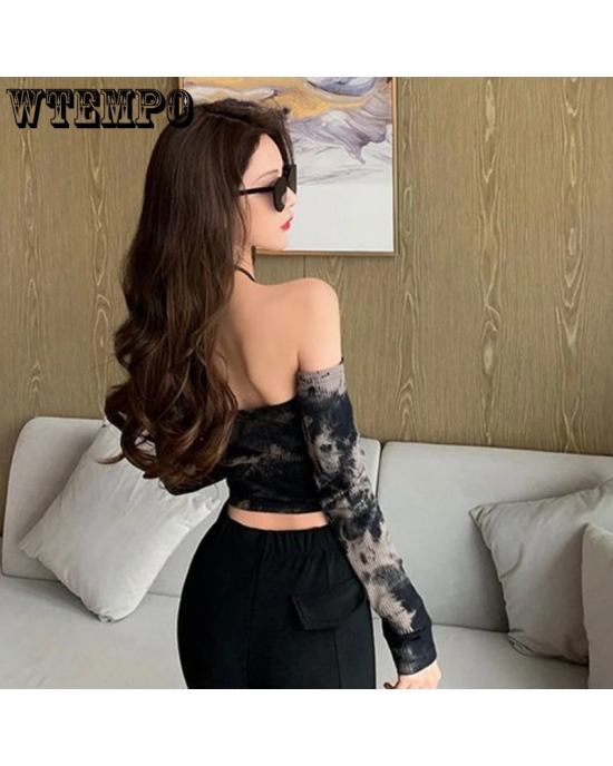 Off Shoulder Halter Short Top Off Shoulder Halter Short Top