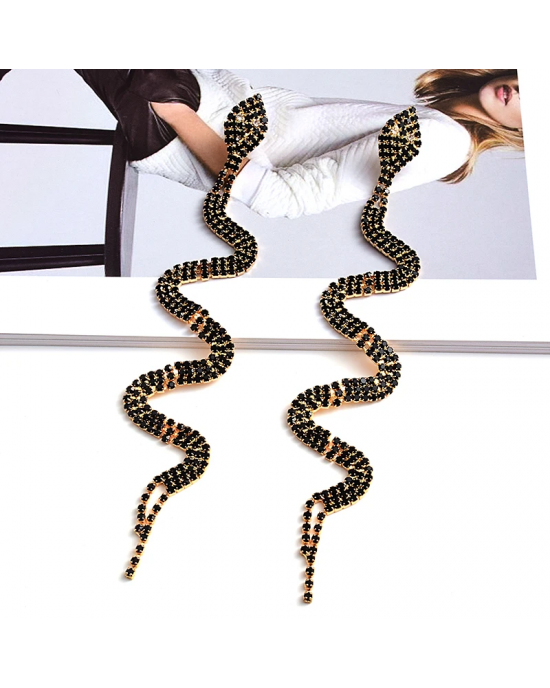 Snake Rhinestone Earrings Snake Rhinestone Earrings