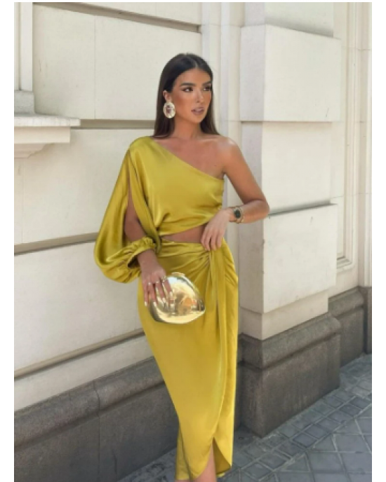 Stellar Fluorescent Evening Dress