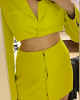 Waist Showcase Blazer Cut Out Bodycon Dress