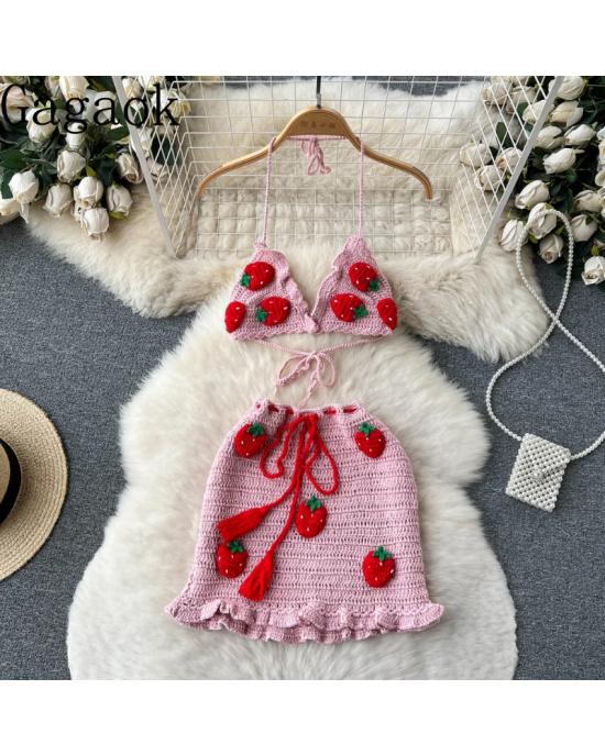 Strawberry Shortcake Halter Skirt Set Strawberry Shortcake Halter Skirt Set